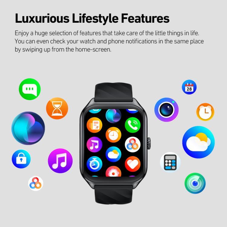 Montre Intelligente Zeblaze GTS 4 avec Écran AMOLED de 1,94 pouces, Étanchéité IP68, pour le Sport et le Fitness