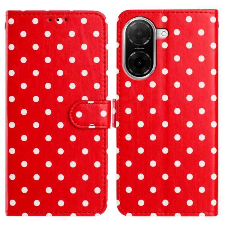 Small Dots Pattern Vegan Leather Phone Case, For Redmi Note 15 Pro+ 5G Global 163.3mm, For Redmi Note 15 4G / 5G Global 164mm, For Redmi K90 Pro Max / Poco F8 Ultra, For Redmi K90 / Poco F8 Pro, For Redmi Note 15 Pro 5G Global 163.6mm                  ...