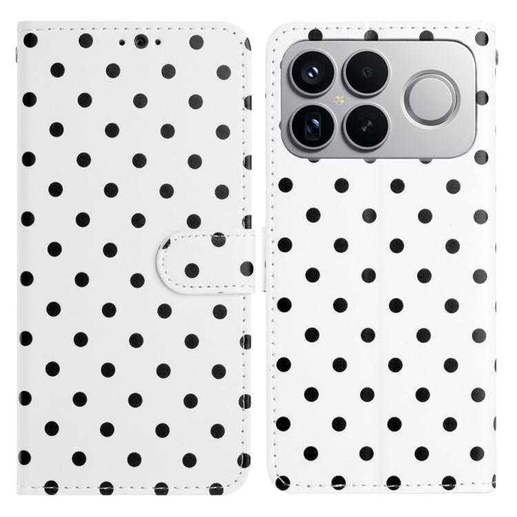 Small Dots Pattern Vegan Leather Phone Case, For Redmi Note 15 Pro+ 5G Global 163.3mm, For Redmi Note 15 4G / 5G Global 164mm, For Redmi K90 Pro Max / Poco F8 Ultra, For Redmi K90 / Poco F8 Pro, For Redmi Note 15 Pro 5G Global 163.6mm                  ...