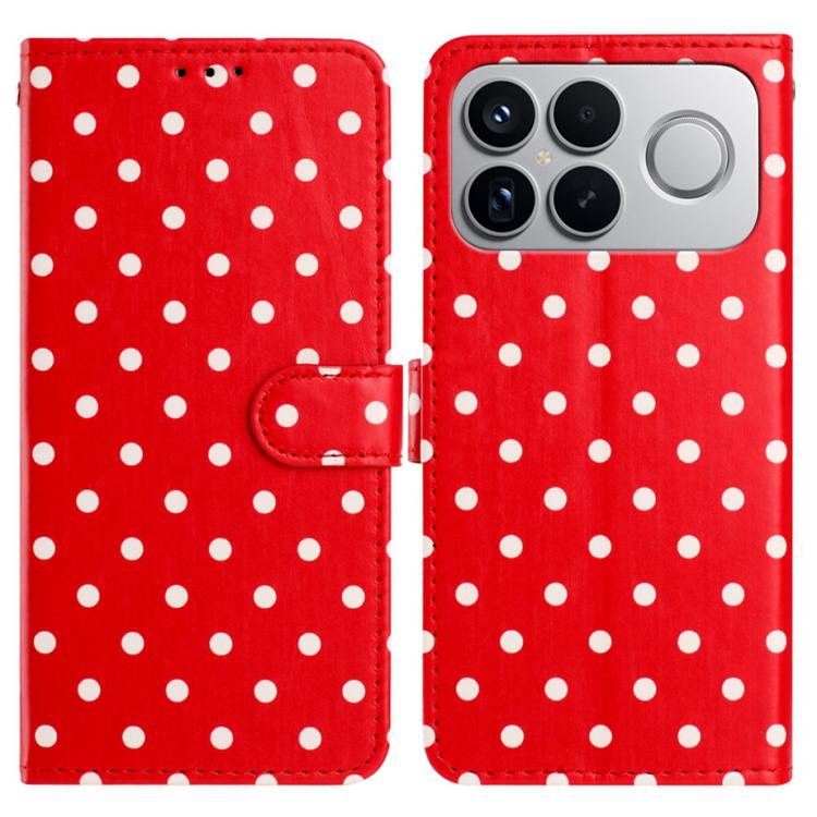 Small Dots Pattern Vegan Leather Phone Case, For Redmi Note 15 Pro+ 5G Global 163.3mm, For Redmi Note 15 4G / 5G Global 164mm, For Redmi K90 Pro Max / Poco F8 Ultra, For Redmi K90 / Poco F8 Pro, For Redmi Note 15 Pro 5G Global 163.6mm                  ...