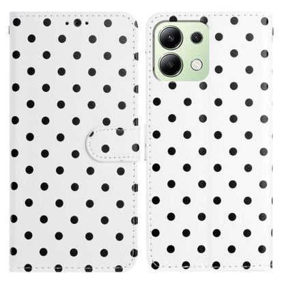 Small Dots Pattern Vegan Leather Phone Case, For Redmi Note 14 5G, For Redmi Note 14 Pro+ 5G / 14 Pro 5G, For Redmi Note 13 4G, For Redmi 13C 4G / 5G / Poco C65