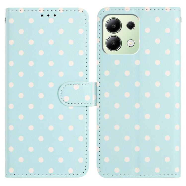 Small Dots Pattern Vegan Leather Phone Case, For Redmi Note 14 5G, For Redmi Note 14 Pro+ 5G / 14 Pro 5G, For Redmi Note 13 4G, For Redmi 13C 4G / 5G / Poco C65
