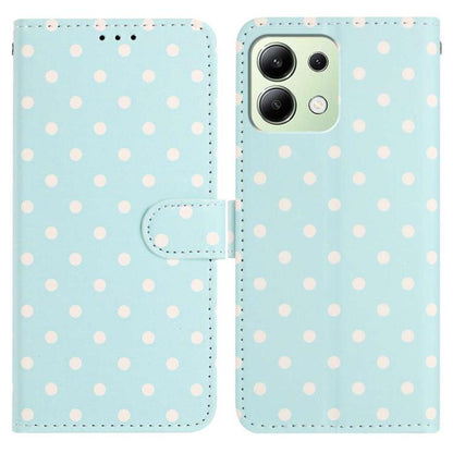 Small Dots Pattern Vegan Leather Phone Case, For Redmi Note 14 5G, For Redmi Note 14 Pro+ 5G / 14 Pro 5G, For Redmi Note 13 4G, For Redmi 13C 4G / 5G / Poco C65