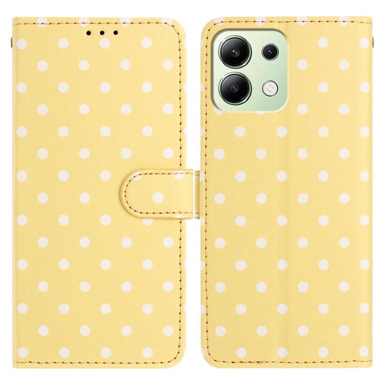 Small Dots Pattern Vegan Leather Phone Case, For Redmi Note 14 5G, For Redmi Note 14 Pro+ 5G / 14 Pro 5G, For Redmi Note 13 4G, For Redmi 13C 4G / 5G / Poco C65