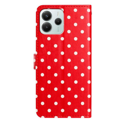 Small Dots Pattern Vegan Leather Phone Case, For Redmi Note 14 5G, For Redmi Note 14 Pro+ 5G / 14 Pro 5G, For Redmi Note 13 4G, For Redmi 13C 4G / 5G / Poco C65