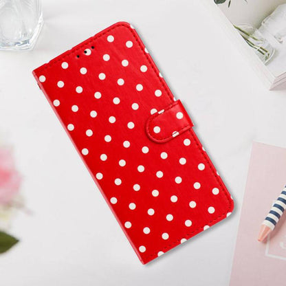 Small Dots Pattern Vegan Leather Phone Case, For Redmi Note 14 5G, For Redmi Note 14 Pro+ 5G / 14 Pro 5G, For Redmi Note 13 4G, For Redmi 13C 4G / 5G / Poco C65