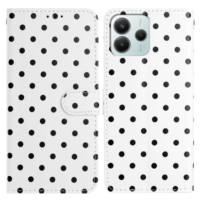 Small Dots Pattern Vegan Leather Phone Case, For Redmi Note 14 5G, For Redmi Note 14 Pro+ 5G / 14 Pro 5G, For Redmi Note 13 4G, For Redmi 13C 4G / 5G / Poco C65