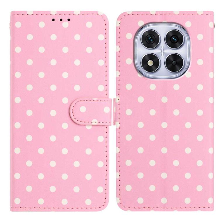 Small Dots Pattern Vegan Leather Phone Case, For Redmi Note 14 5G, For Redmi Note 14 Pro+ 5G / 14 Pro 5G, For Redmi Note 13 4G, For Redmi 13C 4G / 5G / Poco C65