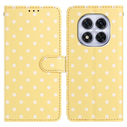 Small Dots Pattern Vegan Leather Phone Case, For Redmi Note 14 5G, For Redmi Note 14 Pro+ 5G / 14 Pro 5G, For Redmi Note 13 4G, For Redmi 13C 4G / 5G / Poco C65