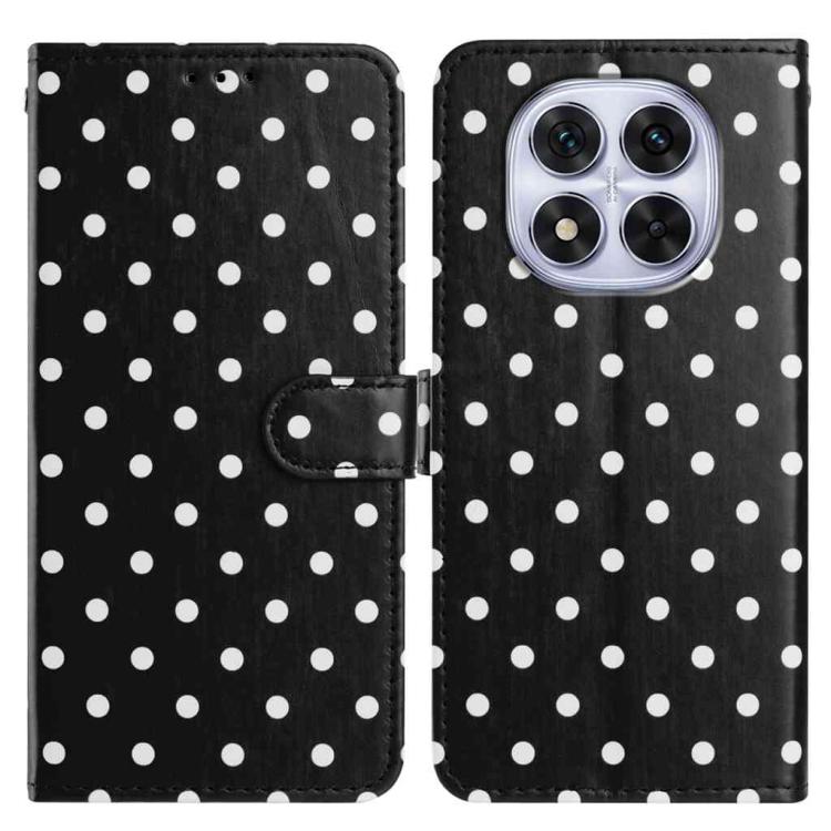 Small Dots Pattern Vegan Leather Phone Case, For Redmi Note 14 5G, For Redmi Note 14 Pro+ 5G / 14 Pro 5G, For Redmi Note 13 4G, For Redmi 13C 4G / 5G / Poco C65