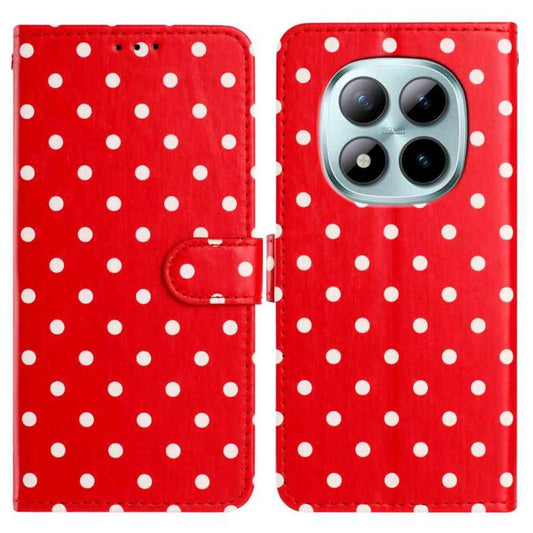 Small Dots Pattern Vegan Leather Phone Case, For Redmi Note 15 Pro+ 5G Global 163.3mm, For Redmi Note 15 4G / 5G Global 164mm, For Redmi K90 Pro Max / Poco F8 Ultra, For Redmi K90 / Poco F8 Pro, For Redmi Note 15 Pro 5G Global 163.6mm