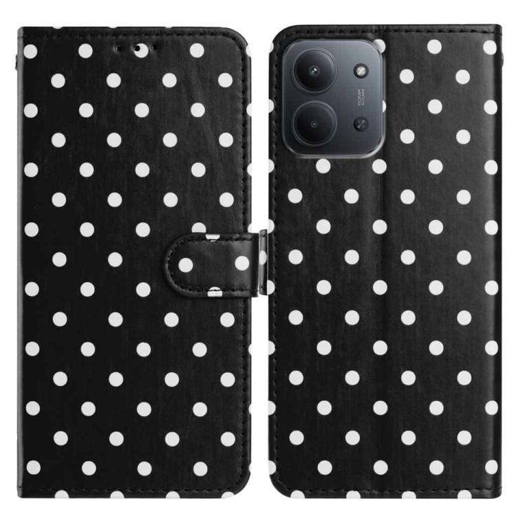 Small Dots Pattern Vegan Leather Phone Case, For Redmi Note 15 Pro+ 5G Global 163.3mm, For Redmi Note 15 4G / 5G Global 164mm, For Redmi K90 Pro Max / Poco F8 Ultra, For Redmi K90 / Poco F8 Pro, For Redmi Note 15 Pro 5G Global 163.6mm                  ...
