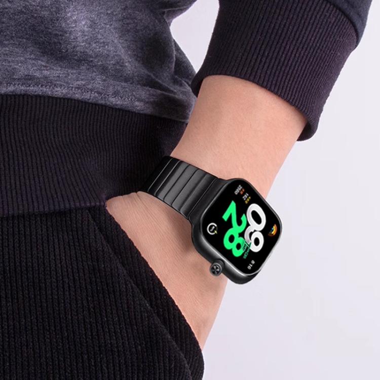 One Beads Dual-Press Butterfly Buckle Titanium Alloy Watch Band, For Xiaomi Band 10 Pro / Redmi Watch 6 / 5