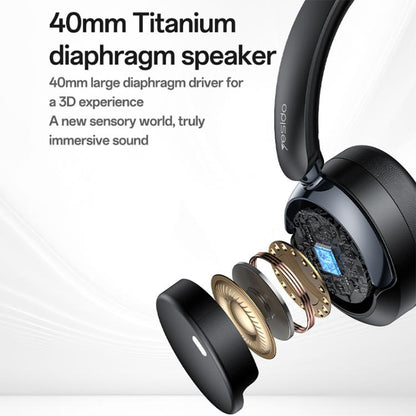 Yesido EP11 Dual-Mode Noise Reduction Over-Ear Bluetooth Headphones, EP11