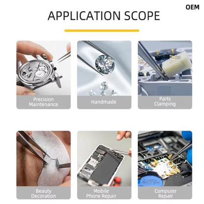 BEST Non-magnetic High Hardness Stainless Steel Tweezers, BST-Q11, BST-Q12, BST-Q13, BST-Q14