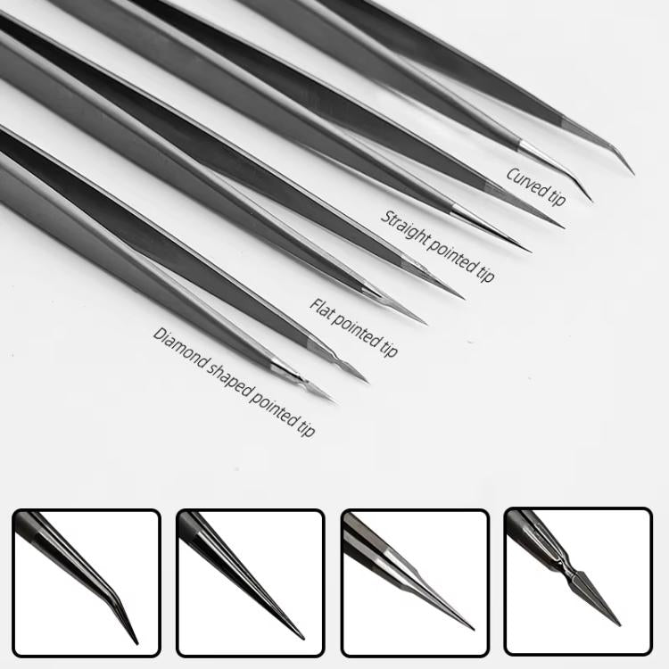 BEST Non-magnetic High Hardness Stainless Steel Tweezers, BST-Q11, BST-Q12, BST-Q13, BST-Q14