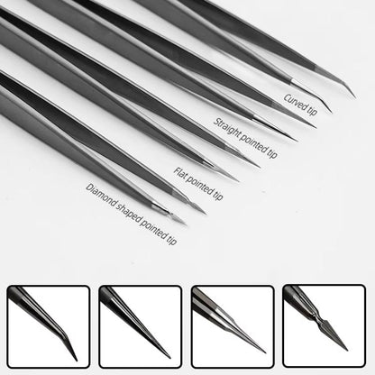 BEST Non-magnetic High Hardness Stainless Steel Tweezers, BST-Q11, BST-Q12, BST-Q13, BST-Q14