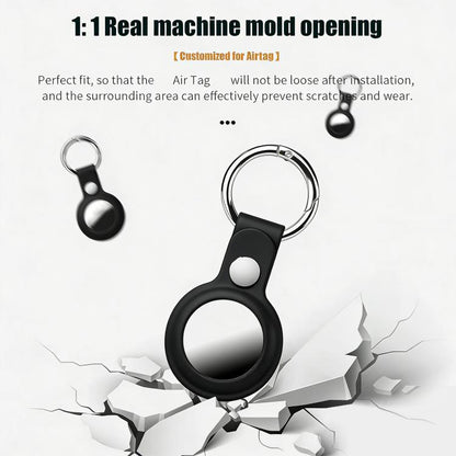 XDcase 4 Pack Vegan Leather Protective Case with Metal Ring, Leather Case Kit