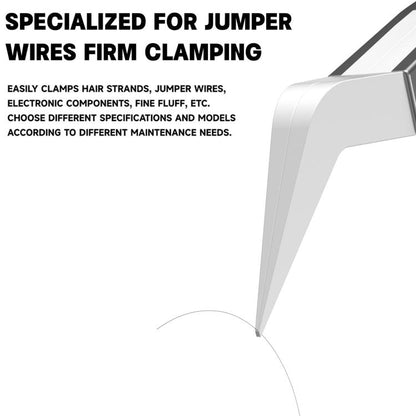 LUOWEI High-Temperature Resistant Insulating Non-Magnetic Tweezers, IS-50, IS-60