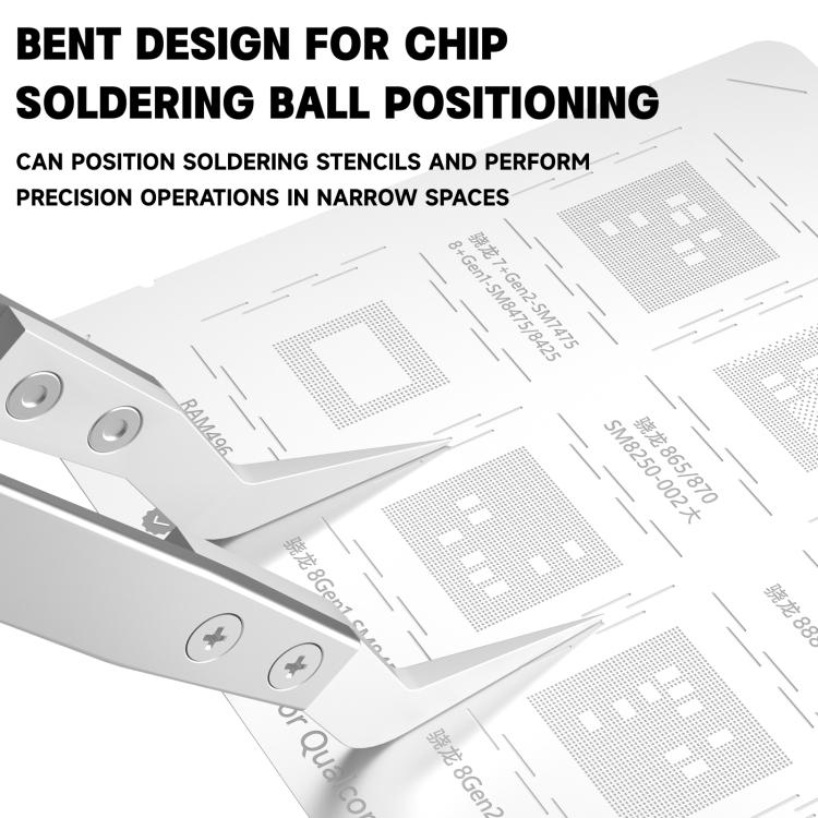 LUOWEI High-Temperature Resistant Insulating Non-Magnetic Tweezers, IS-50, IS-60