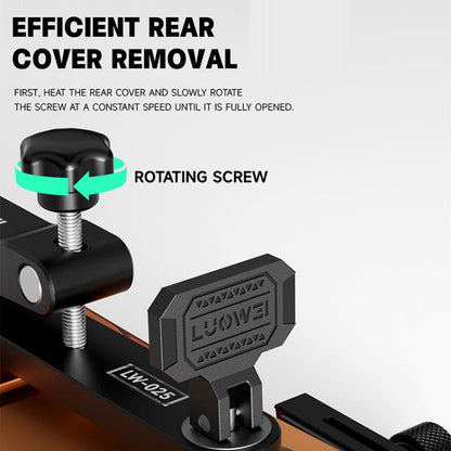 LUOWEI LW-025 Multi-functional Mobile Phone Screen Protector Removal Clamp with Suction Cups