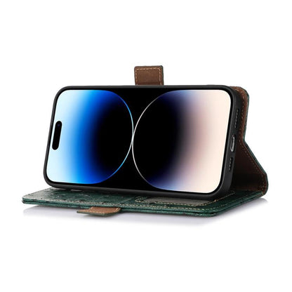 Ostrich Pattern Genuine Leather RFID Phone Case, For Google Pixel 10a