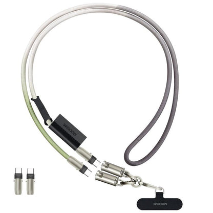 MOCOME W3 Type-C to Type-C Multifunctional Charging Cable Adjustable Crossbody Phone Lanyard