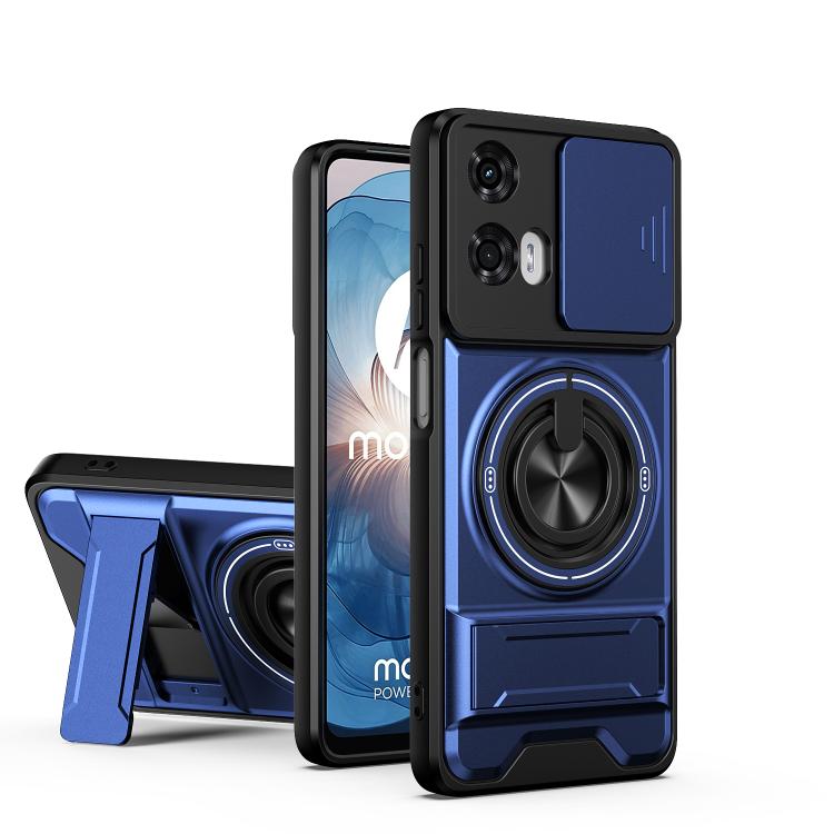 Lens Sliding Window Multifunctional Magnetic Shockproof Phone Case, For Motorola Moto G85, For Motorola Moto G24, For Motorola Moto G34 5G, For Motorola Moto G54 5G, For Motorola Edge 40 Neo 5G, For Motorola Moto G73 5G, For Motorola Moto G53 5G       ...