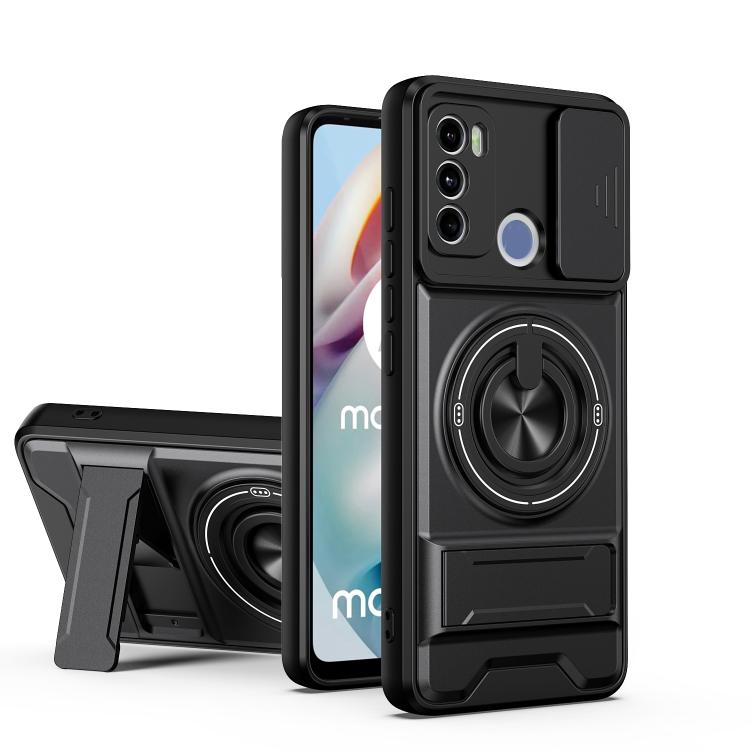Lens Sliding Window Multifunctional Magnetic Shockproof Phone Case, For Motorola Moto G85, For Motorola Moto G24, For Motorola Moto G34 5G, For Motorola Moto G54 5G, For Motorola Edge 40 Neo 5G, For Motorola Moto G73 5G, For Motorola Moto G53 5G       ...