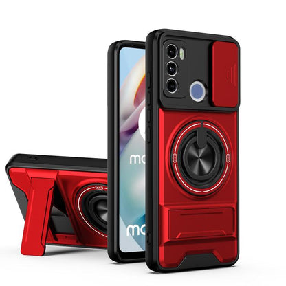 Lens Sliding Window Multifunctional Magnetic Shockproof Phone Case, For Motorola Moto G85, For Motorola Moto G24, For Motorola Moto G34 5G, For Motorola Moto G54 5G, For Motorola Edge 40 Neo 5G, For Motorola Moto G73 5G, For Motorola Moto G53 5G       ...
