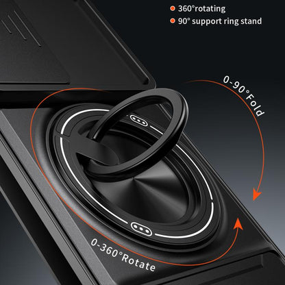 Lens Sliding Window Multifunctional Magnetic Shockproof Phone Case, For Motorola Moto G85, For Motorola Moto G24, For Motorola Moto G34 5G, For Motorola Moto G54 5G, For Motorola Edge 40 Neo 5G, For Motorola Moto G73 5G, For Motorola Moto G53 5G       ...