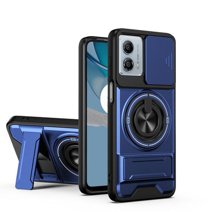 Lens Sliding Window Multifunctional Magnetic Shockproof Phone Case, For Motorola Moto G85, For Motorola Moto G24, For Motorola Moto G34 5G, For Motorola Moto G54 5G, For Motorola Edge 40 Neo 5G, For Motorola Moto G73 5G, For Motorola Moto G53 5G       ...