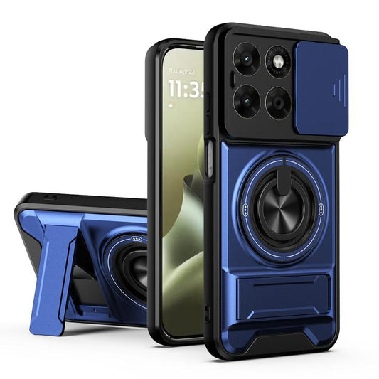 Handyhülle mit Linsenschiebetür, multifunktional, magnetisch, stoßfest, für Motorola Edge 70 Pro / 70 Pro+ 5G, für Motorola Moto G37 Power 5G, für Motorola Moto G37 5G, für Motorola Moto G67 5G, für Motorola Edge 70 Fusion 5G, für Motorola Signature 5G