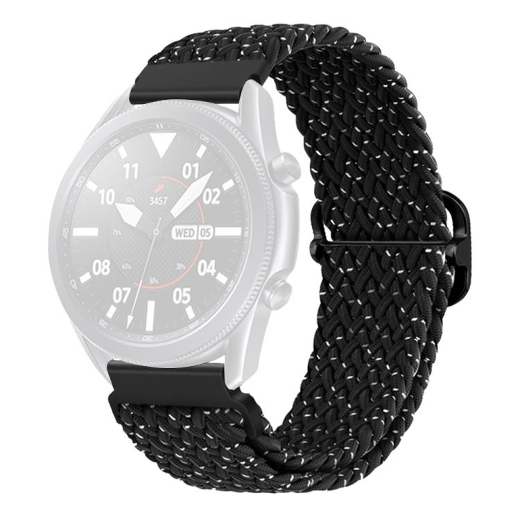 xDfind Sliding Buckle Nylon Braided Watch Band, 20mm, 22mm