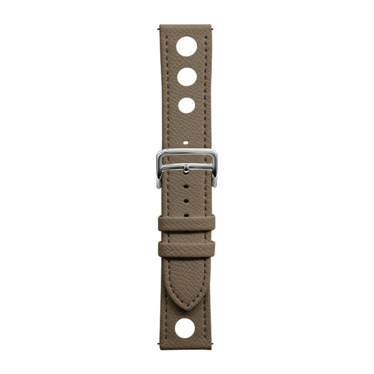 xDfind Flat-head Hole Palm Texture Vegan Leather Watch Band, 20mm, 22mm