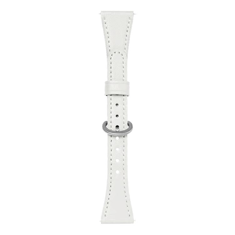 xDfind Flat-head Horseshoe Buckle Vegan Leather Watch Band, 18mm