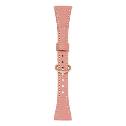 xDfind Flat-head Horseshoe Buckle Vegan Leather Watch Band, 18mm