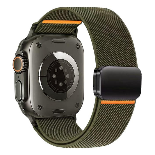 Elastyczny nylonowy pasek do zegarka z magnetyczną klamrą xDfind, do zegarka Apple Watch 42 / 44 / 45 / 46 / 49 mm, do zegarka Apple Watch 38 / 40 / 41 / S11 42 mm