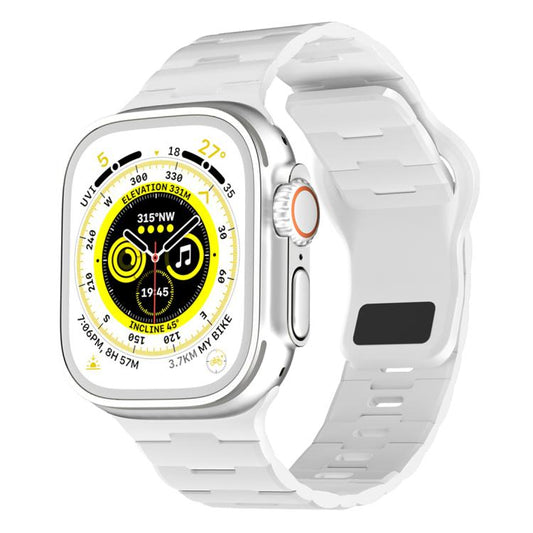 Pasek silikonowy do zegarka xDfind Woven Reverse Buckle w jednolitym kolorze, do zegarka Apple Watch 42 / 44 / 45 / 46 / 49 mm