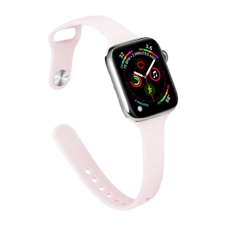 xDfind Small Waist Reverse Buckle Silicone Watch Band, For Apple Watch 38 / 40 / 41 / S11 42mm