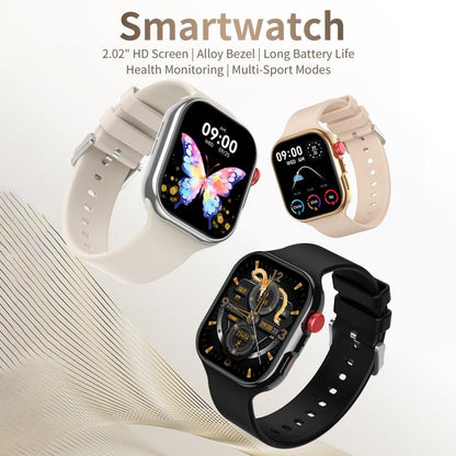 CY39 2.02 inch HD Color Screen Sports Smart Watch Supports Bluetooth Call, Health Monitoring