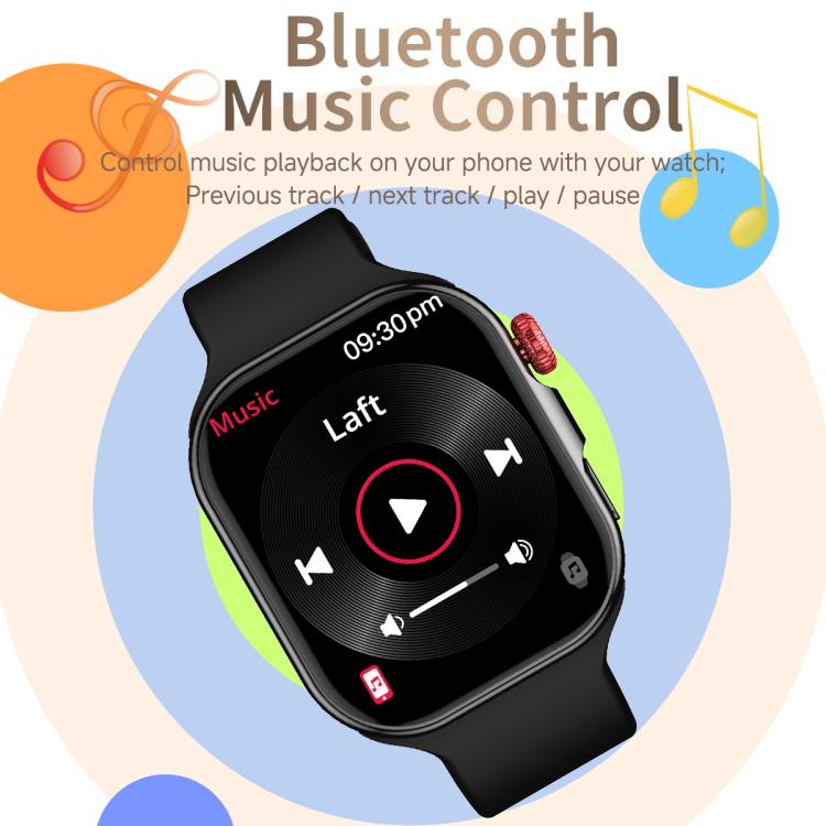 CY39 2.02 inch HD Color Screen Sports Smart Watch Supports Bluetooth Call, Health Monitoring
