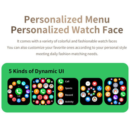 CY39 2.02 inch HD Color Screen Sports Smart Watch Supports Bluetooth Call, Health Monitoring