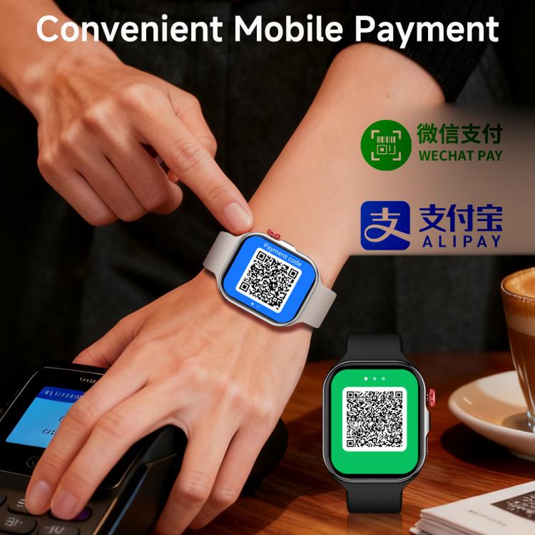 CY39 2.02 inch HD Color Screen Sports Smart Watch Supports Bluetooth Call, Health Monitoring