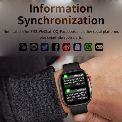 CY39 2.02 inch HD Color Screen Sports Smart Watch Supports Bluetooth Call, Health Monitoring