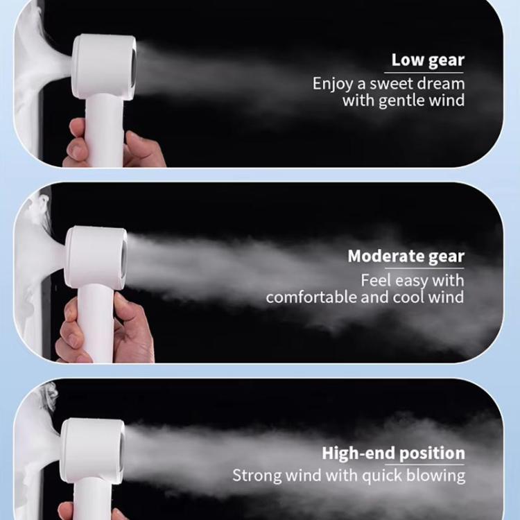 Mini ventilateur portable sans pales à affichage numérique haute vitesse 100 vitesses, 1800mAh, 3000mAh