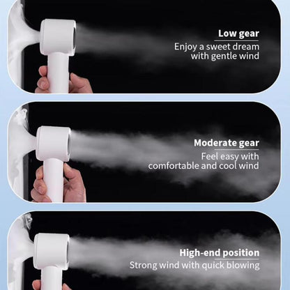 Mini ventilateur portable sans pales à affichage numérique haute vitesse 100 vitesses, 1800mAh, 3000mAh