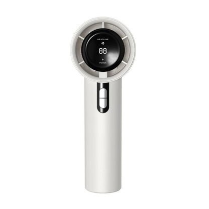 Mini ventilateur portable sans pales à affichage numérique haute vitesse 100 vitesses, 1800mAh, 3000mAh