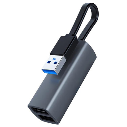 Adaptateur de station d'accueil multifonctionnel portable, USB vers USB3.0 et double USB2.0, Type-C vers USB3.0 et double USB2.0, USB vers USB3.0, double USB2.0, carte SD, TF, Type-C vers USB3.0, double USB2.0, carte SD, TF