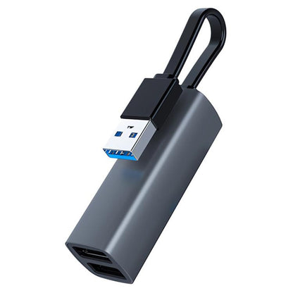 Adaptateur de station d'accueil multifonctionnel portable, USB vers USB3.0 et double USB2.0, Type-C vers USB3.0 et double USB2.0, USB vers USB3.0, double USB2.0, carte SD, TF, Type-C vers USB3.0, double USB2.0, carte SD, TF